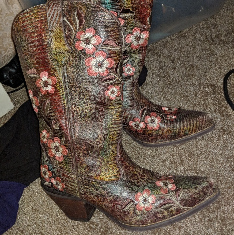 Durango floral boots